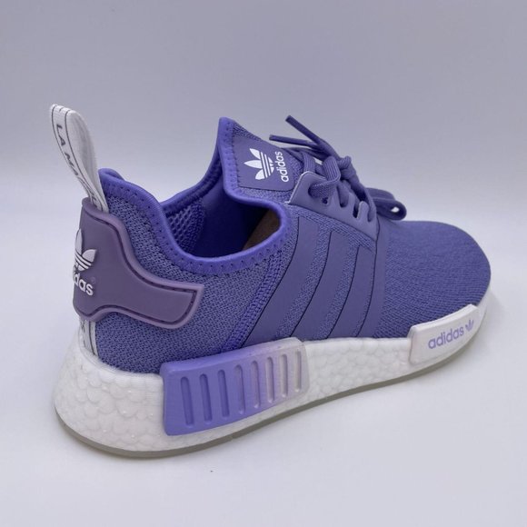 adidas NMD R1 White / Light Purple Womens Shoes - Picture 8 of 8